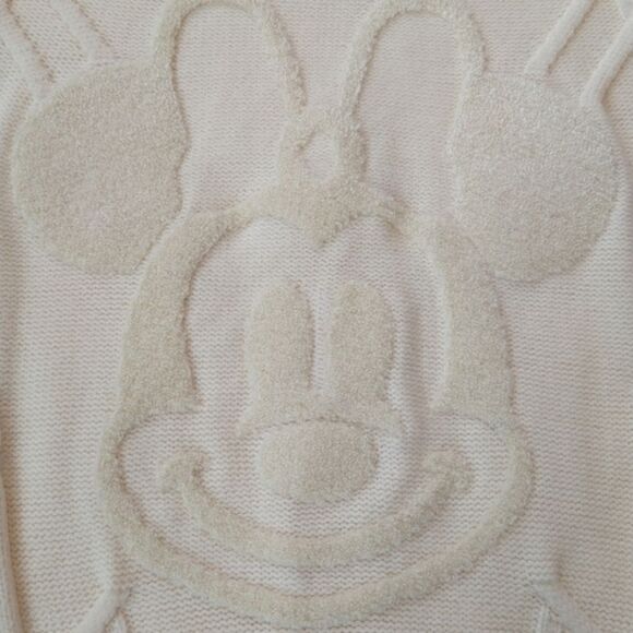 Disney parks Minnie mouse Cable Knit Cream Sweater Size XL - Picture 7 of 9